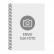 Caderno Escolar Personalizado - 96 folhas - Espiral / Wire-o