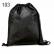 CARNABY. Sacola tipo mochila em 210D com cordões em preto