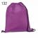 CARNABY. Sacola tipo mochila em 210D com cordões em preto