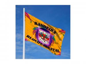BANDEIRA / Estandarte GRANDE 100x150cm 4/0 + tubete Tecido Tafetá 150x 100 cm 4/0  Com Tubete Material Produzido e Faturado por M.2.F.M. Ltda