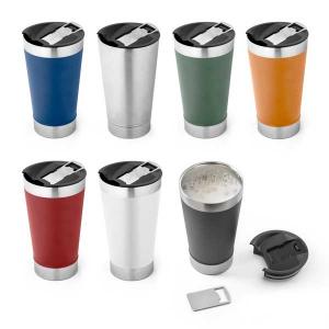 HALPERT LID. Copo térmico de viagem em aço inox 630 mL Aço inox térmico 97 x 171 mm    Material Produzido e Faturado por S.T.R Ltda - 94266