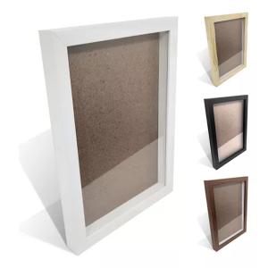 Moldura Box - Quadro de Medalhas A4 Madeira 21 x 30 cm   Com vidro Material Produzido e Faturado por MPM Ltda - ML