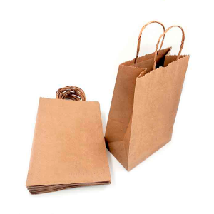 SACOLA DELIVERY PEQUENA Sacola Kraft A37xL20xF11 cm Sem impressão 90gr Sem verniz Opcional adesivo até 10x15 cm