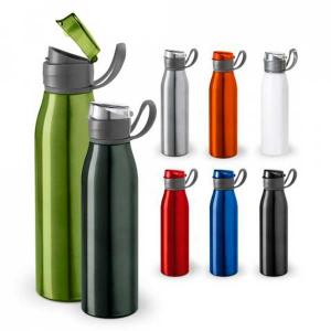 KORVER. Squeeze em alumínio 650 mL Alumínio 66 x 250 mm   Caixa branca vendida opcionalmente. Material Produzido e Faturado por S.T.R Ltda - 94631